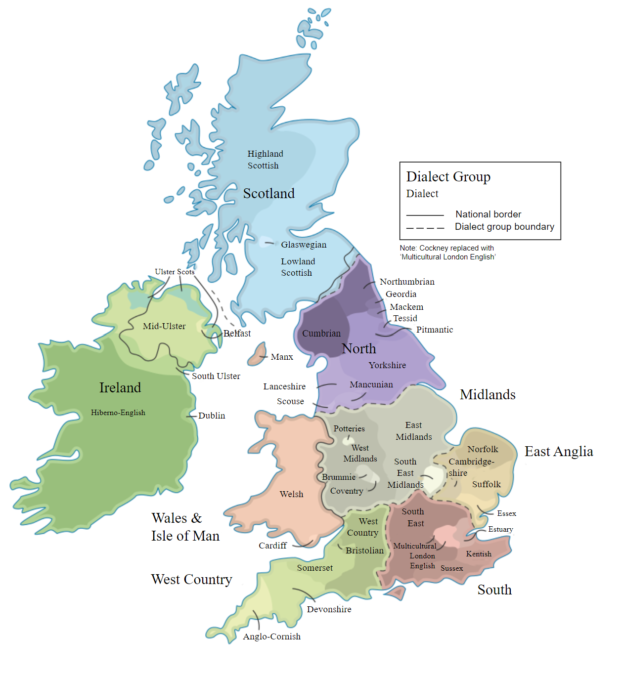 Dipping into Dialects